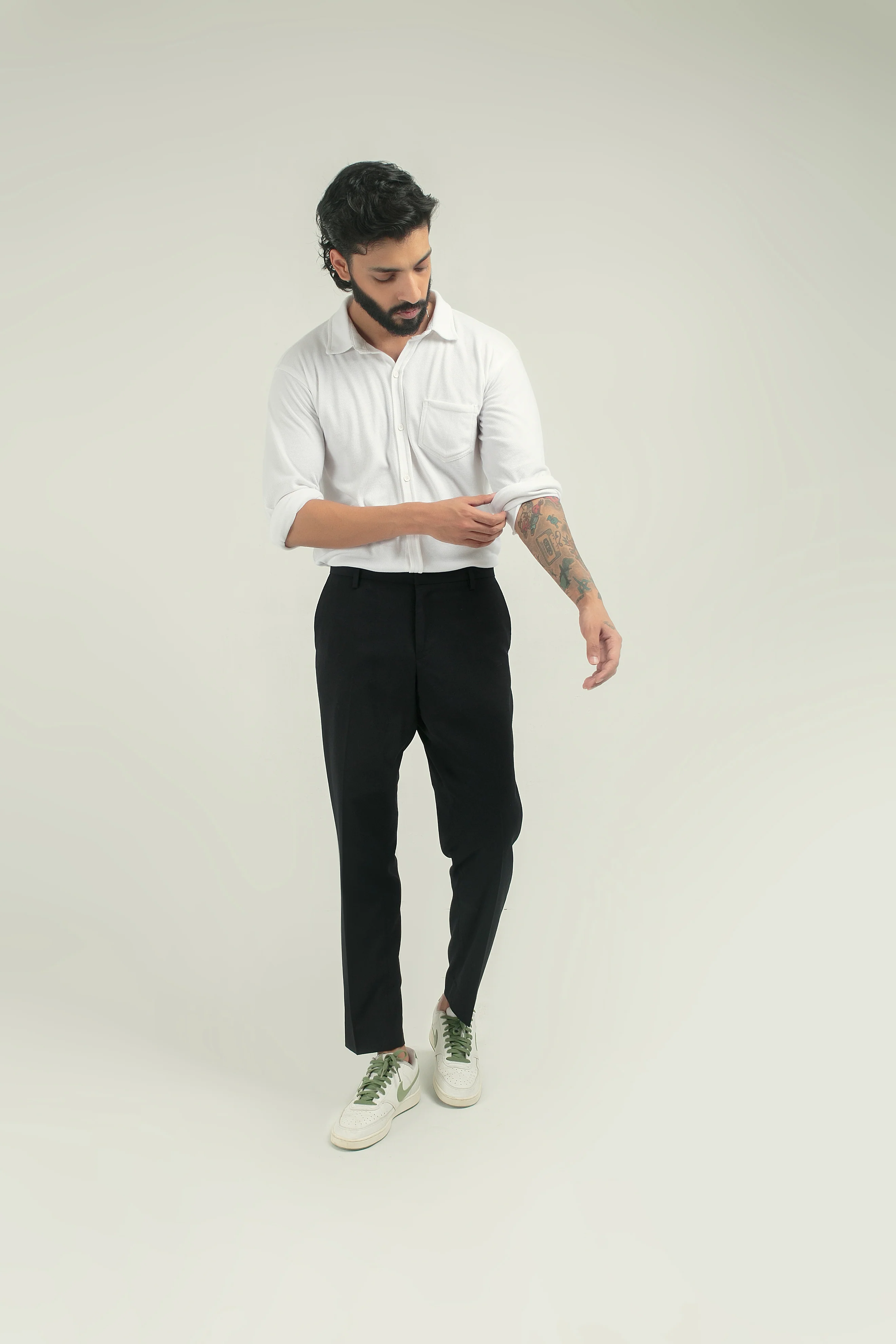 BUTTON-DOWN SHIRT | WHITE - Image 5