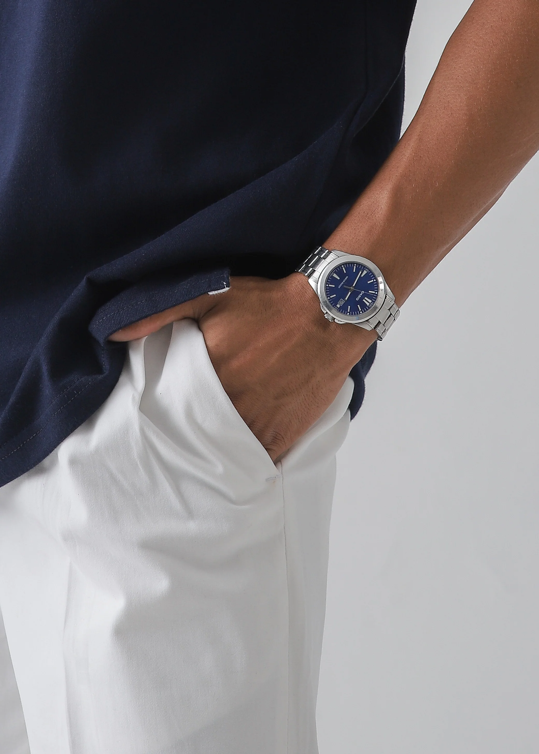 DROP SHOULDER POLO | NAVY - Image 3